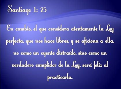 SANTIAGO 1:25